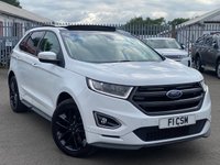 USED 2017 17 FORD EDGE 2.0 TDCi Sport SUV 5dr Diesel Powershift AWD Euro 6 (s/s) (210 ps) A TRULY STUNNING ADDITION TO OUR FORECOURT FINISHED IN EVER POPULAR WHITE PAINT+4 WHEEL DRIVE+ONLY 2 FORMER KEEPERS+SERVICE HISTORY+DIESEL+AUTOMATIC+CLIMATE SEATS+CRUISE CONTROL+ACTIVE PARK ASSIST+LUX PACK+PARKING CAMERAS+PRIVACY GLASS+COLLISION MITIGATION+FULL PANORAMIC GLASS ROOF+HALF LEATHER INTERIOR+SATELLITE NAVIGATION+PARK ASSIST+CLIMATE CONTROL+20 INCH ALLOY WHEELS+COST NEW &pound;39860 MAKING THIS USED VEHICLE FANTASTIC VALUE AT OUR LOW PRICE+1 FULL YEARS MOT PRIOR TO COLLECTION+CALL NOW!!!!!!