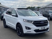 USED 2017 17 FORD EDGE 2.0 TDCi Sport SUV 5dr Diesel Powershift AWD Euro 6 (s/s) (210 ps) A TRULY STUNNING ADDITION TO OUR FORECOURT FINISHED IN EVER POPULAR WHITE PAINT+4 WHEEL DRIVE+ONLY 2 FORMER KEEPERS+SERVICE HISTORY+DIESEL+AUTOMATIC+CLIMATE SEATS+CRUISE CONTROL+ACTIVE PARK ASSIST+LUX PACK+PARKING CAMERAS+PRIVACY GLASS+COLLISION MITIGATION+FULL PANORAMIC GLASS ROOF+HALF LEATHER INTERIOR+SATELLITE NAVIGATION+PARK ASSIST+CLIMATE CONTROL+20 INCH ALLOY WHEELS+COST NEW &pound;39860 MAKING THIS USED VEHICLE FANTASTIC VALUE AT OUR LOW PRICE+1 FULL YEARS MOT PRIOR TO COLLECTION+CALL NOW!!!!!!