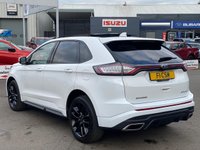 USED 2017 17 FORD EDGE 2.0 TDCi Sport SUV 5dr Diesel Powershift AWD Euro 6 (s/s) (210 ps) A TRULY STUNNING ADDITION TO OUR FORECOURT FINISHED IN EVER POPULAR WHITE PAINT+4 WHEEL DRIVE+ONLY 2 FORMER KEEPERS+SERVICE HISTORY+DIESEL+AUTOMATIC+CLIMATE SEATS+CRUISE CONTROL+ACTIVE PARK ASSIST+LUX PACK+PARKING CAMERAS+PRIVACY GLASS+COLLISION MITIGATION+FULL PANORAMIC GLASS ROOF+HALF LEATHER INTERIOR+SATELLITE NAVIGATION+PARK ASSIST+CLIMATE CONTROL+20 INCH ALLOY WHEELS+COST NEW &pound;39860 MAKING THIS USED VEHICLE FANTASTIC VALUE AT OUR LOW PRICE+1 FULL YEARS MOT PRIOR TO COLLECTION+CALL NOW!!!!!!
