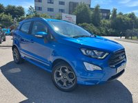 USED 2022 22 FORD ECOSPORT 1.0T EcoBoost GPF ST-Line SUV 5dr Petrol Manual Euro 6 (s/s) (140 ps) DESIRABLE DESERT ISLAND BLUE MET