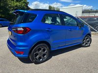 USED 2022 22 FORD ECOSPORT 1.0T EcoBoost GPF ST-Line SUV 5dr Petrol Manual Euro 6 (s/s) (140 ps) DESIRABLE DESERT ISLAND BLUE MET