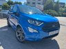 USED 2022 22 FORD ECOSPORT 1.0T EcoBoost GPF ST-Line SUV 5dr Petrol Manual Euro 6 (s/s) (140 ps) DESIRABLE DESERT ISLAND BLUE MET