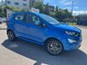 USED 2022 22 FORD ECOSPORT 1.0T EcoBoost GPF ST-Line SUV 5dr Petrol Manual Euro 6 (s/s) (140 ps) DESIRABLE DESERT ISLAND BLUE MET