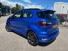 USED 2022 22 FORD ECOSPORT 1.0T EcoBoost GPF ST-Line SUV 5dr Petrol Manual Euro 6 (s/s) (140 ps) DESIRABLE DESERT ISLAND BLUE MET