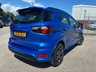 USED 2022 22 FORD ECOSPORT 1.0T EcoBoost GPF ST-Line SUV 5dr Petrol Manual Euro 6 (s/s) (140 ps) DESIRABLE DESERT ISLAND BLUE MET