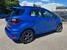 USED 2022 22 FORD ECOSPORT 1.0T EcoBoost GPF ST-Line SUV 5dr Petrol Manual Euro 6 (s/s) (140 ps) DESIRABLE DESERT ISLAND BLUE MET