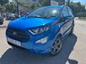 USED 2022 22 FORD ECOSPORT 1.0T EcoBoost GPF ST-Line SUV 5dr Petrol Manual Euro 6 (s/s) (140 ps) DESIRABLE DESERT ISLAND BLUE MET