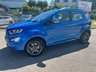 USED 2022 22 FORD ECOSPORT 1.0T EcoBoost GPF ST-Line SUV 5dr Petrol Manual Euro 6 (s/s) (140 ps) DESIRABLE DESERT ISLAND BLUE MET