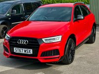USED 2018 67 AUDI Q3 2.0 TDI Black Edition SUV 5dr Diesel S Tronic quattro Euro 6 (s/s) (184 ps) 2 OWNER FULL MAIN DEALER HISTORY