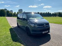 USED 2019 19 VOLKSWAGEN TRANSPORTER LUXURY 4 BERTH CAMPERKING LONG WHEEL BASE  TAILGATE WITH BIKE RACK