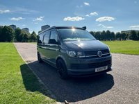 USED 2019 19 VOLKSWAGEN TRANSPORTER LUXURY 4 BERTH CAMPERKING LONG WHEEL BASE  TAILGATE WITH BIKE RACK