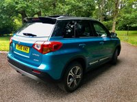 USED 2016 16 SUZUKI VITARA 1.6 SZ5 SUV 5dr Petrol Auto ALLGRIP Euro 6 (s/s) (120 ps) 1 LADY OWNER WITH ONLY 32,500 MILES AND FULL SUZUKI /SPECIALIST SERVICE HISTORY//PANORAMIC GLASS SUNROOF//PARK CAMERA//APPLE-PLAY//FRONT AND REAR PARK ASSIST//ELECTRIC FOLD MIRRORS//X6 SERVICE STAMPS Petrol Auto ALLGRIP Euro 6 (s/s) (120 ps) 1 LADY OWNER WITH ONLY 32,500 MILES AND FULL SUZUKI /SPECIALIST SERVICE HISTORY//PANORAMIC GLASS SUNROOF//PARK CAMERA//APPLE-PLAY//FRONT AND REAR PARK ASSIST//ELECTRIC FOLD MIRRORS//X6 SERVICE STAMPS