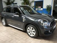 USED 2019 19 MINI COUNTRYMAN 1.5 7.6kWh Cooper SE Classic SUV 5dr Petrol Plug-in Hybrid Auto ALL4 Euro 6 (s/s) (224 ps) SPECIAL OFFER 12 MONTHS WARRANTY INCLUDING PHEV BATTERY SAT NAV CRUISE CONTROL PARKING SENSORS 1 OWNERS SERVICE HISTORY WARRANTY