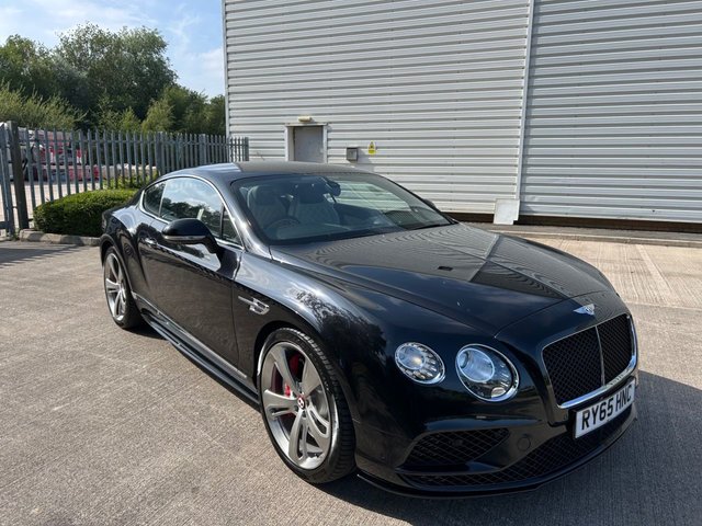 2015 65 Bentley Continental 4.0 V8 GT S Coupe 2dr Petrol Auto 4WD Euro 6 (528 ps)-Factory Extras Worth £12,260-Superb Low Mileage Example-2 Former Keepers-Last Keeper Since Dec 2019-Finished In Onyx-Main Hide In Linen-Secondary Hide In Beluga-Mulliner Driving Specification-21 Inch Directional Sports Alloy Wheels-Red Brake Callipers-Massage & Ventilation Function For Front Seats-Rear View Camera-Sports Exhaust-Piano Black Veneer-Twin Front Armrests-Bentley Emblems To Headrests-Navtrak Tracker-Bluetooth-Dual Climate Control-Cruise Control-Mfsw-Satnav-Dab Radio-14 Way Electric Front Memory Seats-Ipod Connection-Fantastic Example Having Only Covered Just Over 26000 From New.
