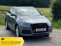 USED 2015 R AUDI Q3 2.0 TDI S line SUV 5dr Diesel Manual quattro Euro 6 (s/s) (184 ps) CAMBELT DONE, GREAT 60MPG ECONOMY