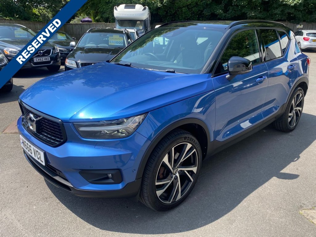 USED 2018 N VOLVO XC40 2.0 T4 R-Design Pro SUV 5dr Petrol Auto AWD Euro 6 (s/s) (190 ps) SUNROOF 360 CAMERA HEATED SEATS