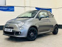 USED 2014 63 FIAT 500C 1.2 S Convertible 2dr Petrol Manual Euro 6 (s/s) (69 bhp) ULEZ EURO 6 &pound;35 ROAD TAX