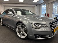 USED 2013 13 AUDI A8 4.2 TDI V8 Sport Executive Saloon V8 Diesel Tiptronic Quattro LWB (350 ps) UK DELIVERY FLAT FEE &pound;175 (SUBJECT TO DEAL) *OVER 100 IMAGES ON OUR WEBSITE*BESPOKE FINANCE ARRANGED*PART EXCHANGE WELCOME*ALL VEHICLES HPI CLEAR