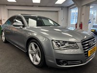 USED 2013 13 AUDI A8 4.2 TDI V8 Sport Executive Saloon V8 Diesel Tiptronic Quattro LWB (350 ps) UK DELIVERY FLAT FEE &pound;175 (SUBJECT TO DEAL) *OVER 100 IMAGES ON OUR WEBSITE*BESPOKE FINANCE ARRANGED*PART EXCHANGE WELCOME*ALL VEHICLES HPI CLEAR