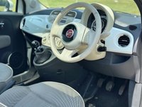 USED 2009 09 FIAT 500 1.2 Lounge Hatchback 3dr Petrol Manual Euro 5 (s/s) (69 bhp) ONLY 2 LADY OWNERS