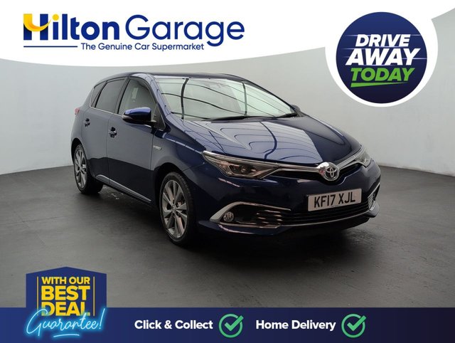 USED 2017 17 Toyota Auris 1.8 Vvt-H Excel Hatchback 5dr Petrol Hybrid Cvt Euro 6 (s/S) (safety Sense) (136 Ps) - Heated Seats, Satnav, Alloy