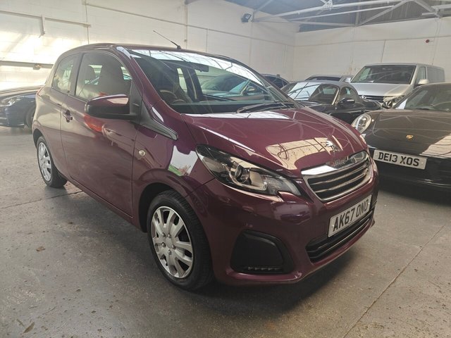 2017 67 Peugeot 108 1.0 Active Hatchback 3dr Petrol Manual Euro 6 (68 ps)