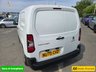USED 2020 70 PEUGEOT PARTNER White 5-seat Crew Cab BlueHDi van, 79,900 miles, full service history, ULEZ compliant, Manual, Air con, Bluetooth, 1 owner Final Price plus VAT @ 20% With only one owner from new, this 2020 Peugeot Partner Professional is a reliable and well-maintained van, a 5 Seater crew cab panel van , with its 1.5L diesel engine and Euro 6 emission class, is the BlueHDi 950 Professional Long Panel Van LWB Euro 6 6dr derivative. The Professional trim includes practical features such as offside and twin sliding side doors, height-adjustable halogen headlights with automatic illumination and daytime running lights, and air conditioning. The 8in capacitive co