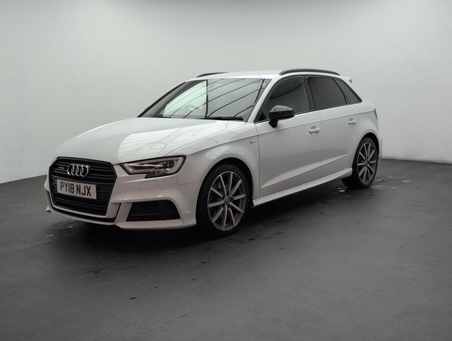 USED 2018 18 Audi A3 2.0 Tfsi Black Edition Sportback 5dr Petrol S Tronic Quattro Euro 6 (s/S) (190 Ps) - Privacy, Cruise, Dab