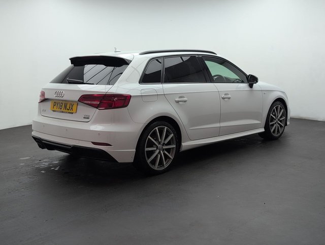 USED 2018 18 Audi A3 2.0 Tfsi Black Edition Sportback 5dr Petrol S Tronic Quattro Euro 6 (s/S) (190 Ps) - Privacy, Cruise, Dab