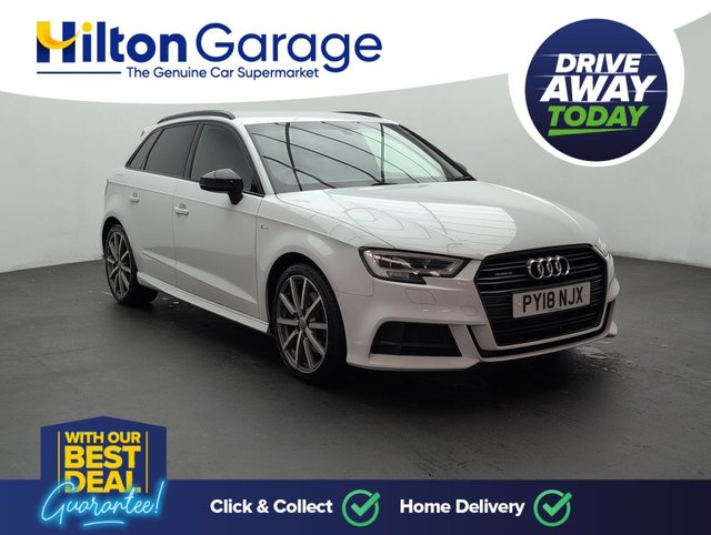 USED 2018 18 Audi A3 2.0 Tfsi Black Edition Sportback 5dr Petrol S Tronic Quattro Euro 6 (s/S) (190 Ps) - Privacy, Cruise, Dab