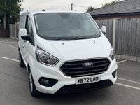 USED 2022 72 FORD TRANSIT CUSTOM 2.0 280 EcoBlue Limited Panel Van 5dr Diesel Manual L1 H1 Euro 6 (s/s) (130 ps) Around 42&ndash;49?mpg combined; reviewers saw ~46?mpg averaged  FINANCE OPTIONS AVAILABLE