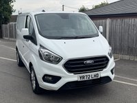 USED 2022 72 FORD TRANSIT CUSTOM 2.0 280 EcoBlue Limited Panel Van 5dr Diesel Manual L1 H1 Euro 6 (s/s) (130 ps) Around 42&ndash;49?mpg combined; reviewers saw ~46?mpg averaged  FINANCE OPTIONS AVAILABLE
