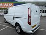 USED 2022 72 FORD TRANSIT CUSTOM 2.0 280 EcoBlue Limited Panel Van 5dr Diesel Manual L1 H1 Euro 6 (s/s) (130 ps) Around 42&ndash;49?mpg combined; reviewers saw ~46?mpg averaged  FINANCE OPTIONS AVAILABLE