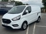 USED 2022 72 FORD TRANSIT CUSTOM 2.0 280 EcoBlue Limited Panel Van 5dr Diesel Manual L1 H1 Euro 6 (s/s) (130 ps) Around 42&ndash;49?mpg combined; reviewers saw ~46?mpg averaged  FINANCE OPTIONS AVAILABLE