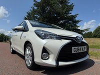 USED 2014 64 TOYOTA YARIS 1.5 VVT-h Excel Hatchback 5dr Petrol Hybrid E-CVT Euro 6 (15in Alloy) (101 ps) SAT NAV-BLUETOOTH-PARK CAMERA-DAB