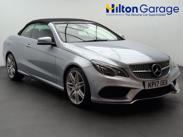 USED 2017 17 Mercedes-Benz E Class 3.0 E350d V6 Amg Line Edition Cabriolet 2dr Diesel G-Tronic+ Euro 6 (s/S) (258 Ps) - Cruise Control + Tinted Glass