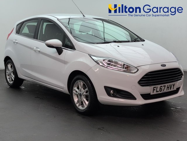 USED 2017 67 Ford Fiesta 1.25 Zetec Hatchback 5dr Petrol Manual Euro 6 (82 Ps) - Air Con + Tinted Glass