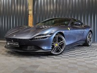 USED 2022 22 FERRARI ROMA 3.8T V8 Coupe 2dr Petrol F1 DCT Euro 6 (s/s) (620 ps) PAINT PROTECTION FILM, SURROUND VIEW, DAYTONA SEATS, CARBON STEERING WHEEL + LED'S - SPECIAL PAINT (ROMA BLUE) MAGNERIDE DUEL SUSPENSION AND MORE