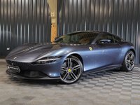 USED 2022 22 FERRARI ROMA 3.8T V8 Coupe 2dr Petrol F1 DCT Euro 6 (s/s) (620 ps) PAINT PROTECTION FILM, SURROUND VIEW, DAYTONA SEATS, CARBON STEERING WHEEL + LED'S - SPECIAL PAINT (ROMA BLUE) MAGNERIDE DUEL SUSPENSION AND MORE