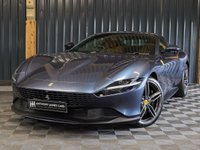 USED 2022 22 FERRARI ROMA 3.8T V8 Coupe 2dr Petrol F1 DCT Euro 6 (s/s) (620 ps) PAINT PROTECTION FILM, SURROUND VIEW, DAYTONA SEATS, CARBON STEERING WHEEL + LED'S - SPECIAL PAINT (ROMA BLUE) MAGNERIDE DUEL SUSPENSION AND MORE