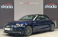 USED 2019 19 AUDI A5 CABRIOLET 2.0 TFSI 40 S line Convertible 2dr Petrol S Tronic Euro 6 (s/s) (190 ps) +CONFORT & SOUND PACK+HEAT SEATS+