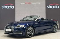 USED 2019 19 AUDI A5 CABRIOLET 2.0 TFSI 40 S line Convertible 2dr Petrol S Tronic Euro 6 (s/s) (190 ps) +CONFORT & SOUND PACK+HEAT SEATS+