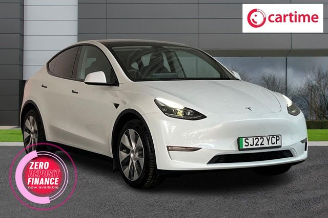 View our Tesla Model Y (Dual Motor) Long Range SUV 5dr Electric Auto 4WDE (384 bhp) 1 Owner / Low Mileage, Touchscreen, Reversing Camera, Heated Seats, Cruise Control