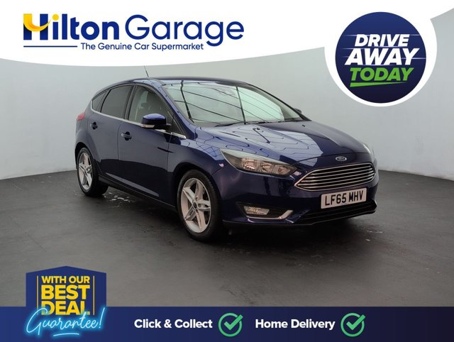 USED 2015 65 Ford Focus 1.5t Ecoboost Titanium Hatchback 5dr Petrol Manual Euro 6 (s/S) (150 Ps) - Satnav, Cruise, Bluetooth