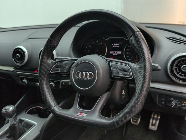 USED 2018 18 Audi A3 1.0 Tfsi S Line Sportback 5dr Petrol Manual Euro 6 (s/S) (116 Ps) - Alloy, Cruise, Dab