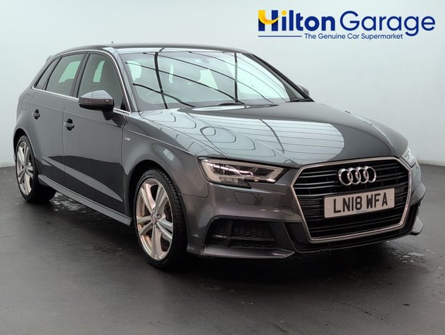USED 2018 18 Audi A3 1.0 Tfsi S Line Sportback 5dr Petrol Manual Euro 6 (s/S) (116 Ps) - Alloy, Cruise, Dab