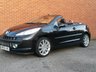 USED 2008 08 PEUGEOT 207 1.6 GT COUPE CABRIOLET 2d FULL LEATHER LOW MILES, FULL BLACK LEATHER