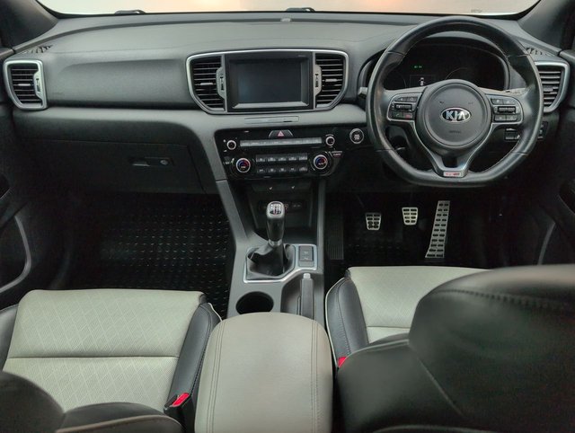 USED 2018 67 Kia Sportage 1.6 T-Gdi Gt-Line Suv 5dr Petrol Manual Euro 6 (174 BHP) - Sat Nav + Parking Camera