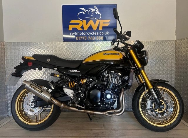 View our Kawasaki Z900 RS SE Full Yoshimura Exhaust System www.sellingyourbike.co.uk