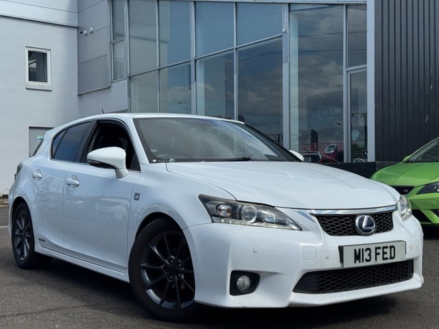 View our Lexus Ct 1.8 200h F Sport Hatchback 5dr Petrol Hybrid CVT Euro 5 (s/s) (136 ps)